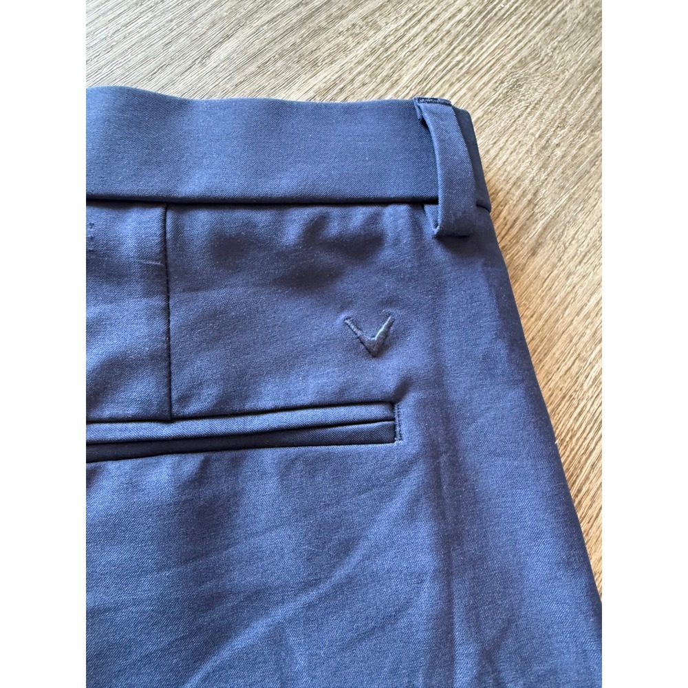 Callaway Mens Golf Shorts Men Size 32 Navy Opti-Dri Stretch UPF 50 8 Inch Inseam - Picture 5 of 9